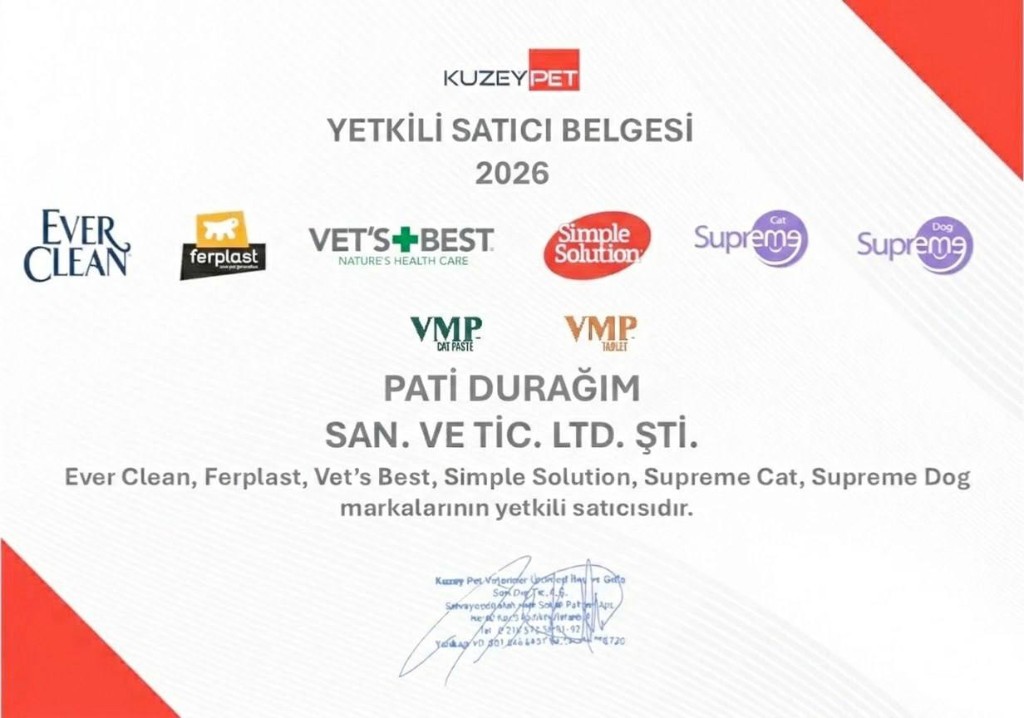Kuzey Pet Çoklu Marka Yetkili Satıcı Belgesi